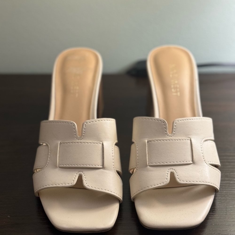 ALDO Women's Beige Slide Sandals